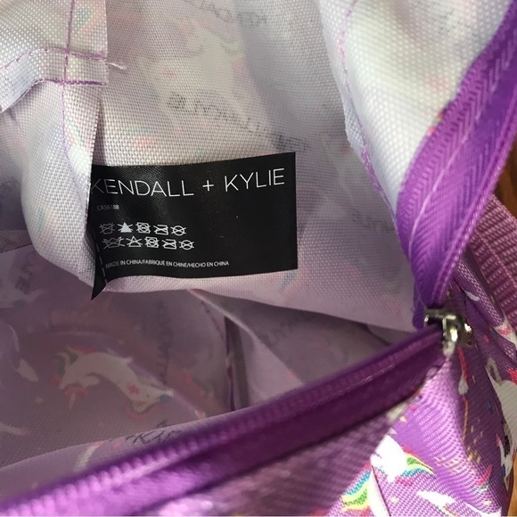Kendal & Kylie Purple Unicorn Mini Backpack. NWT - Picture 4 of 4